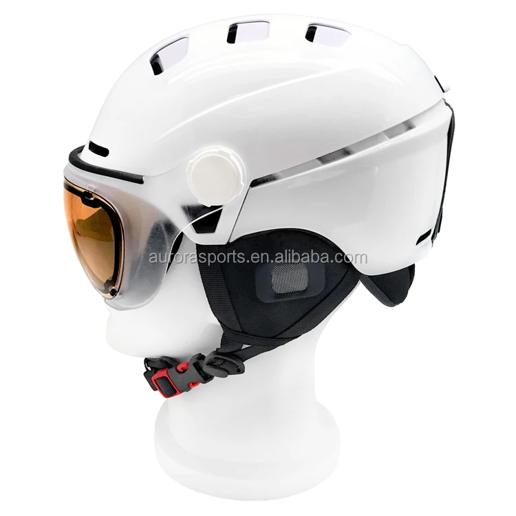 fashion high quality matte ski helmet/ snowboard helmet with visor
