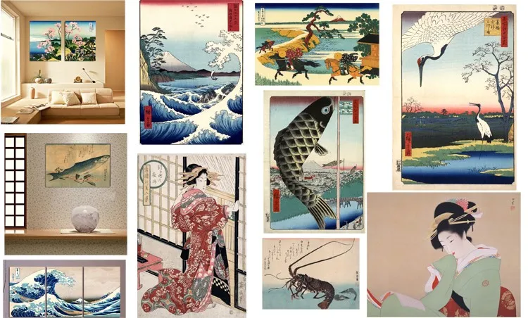 
Myriart Giclee vintage retro posters canvas prints movie poster figurative prints art decor modern city 