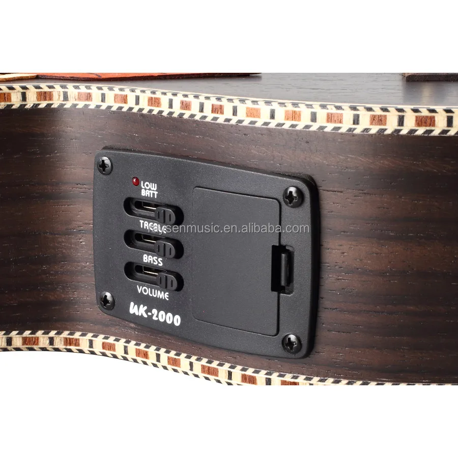 Rosewood Electric Ukulele concert Tenor size Children Toys Wooden Musical Instrument