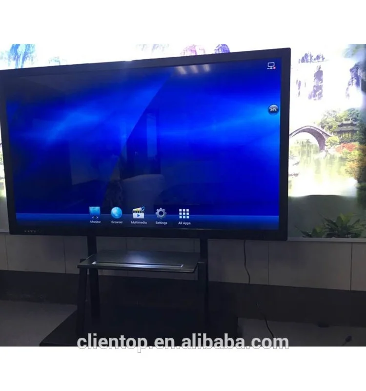 LC840EQD-SEM1 84 inch big size display smart teaching board all in one pc 4k interactive whiteboard