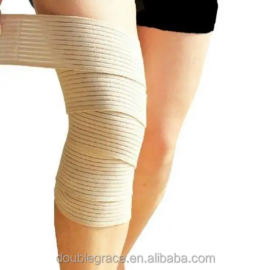 120cm Nylon elastic sport knee support bandage wrap, sport knee wrap