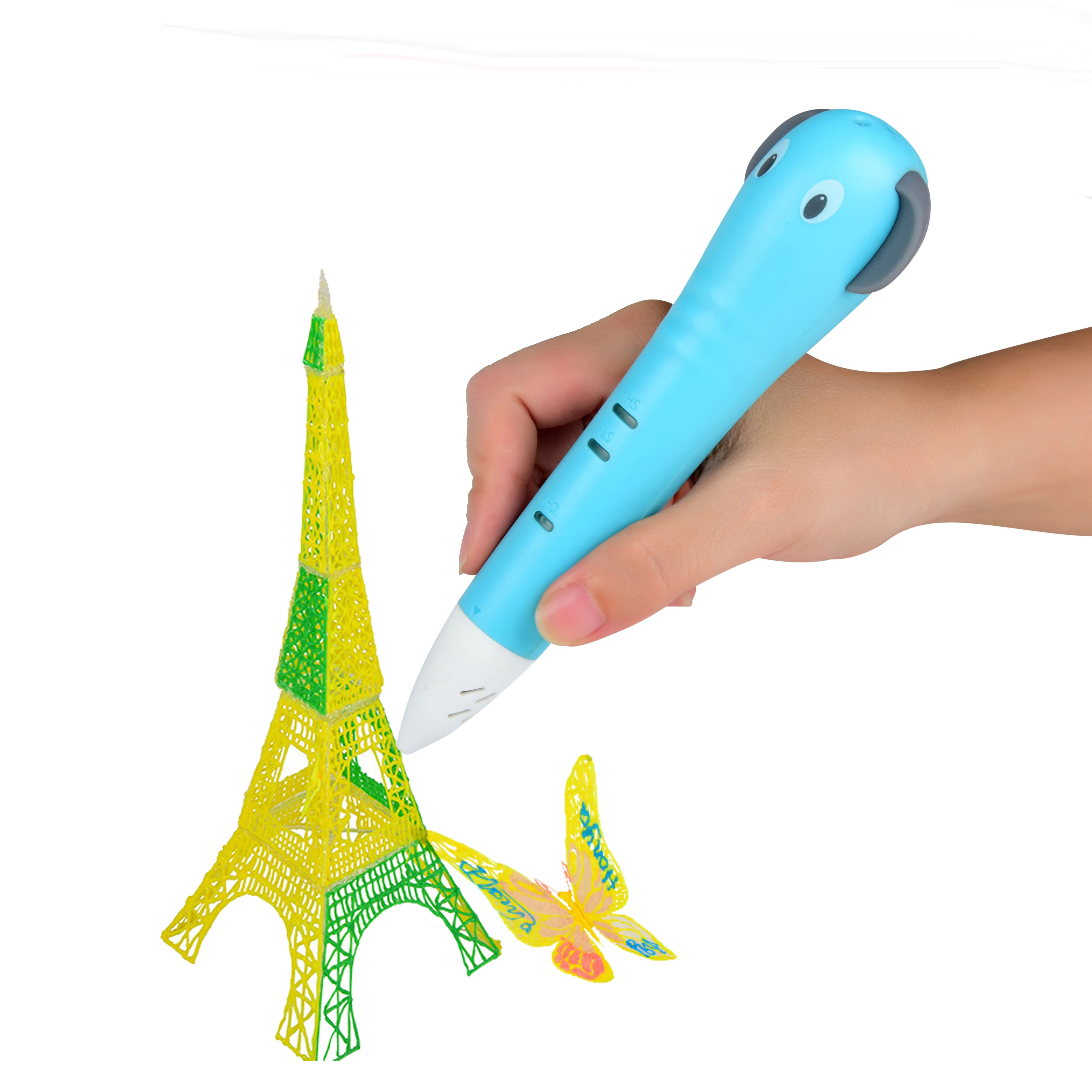 Professional low temperature pluma 3d new 3d pen oem kit for kids