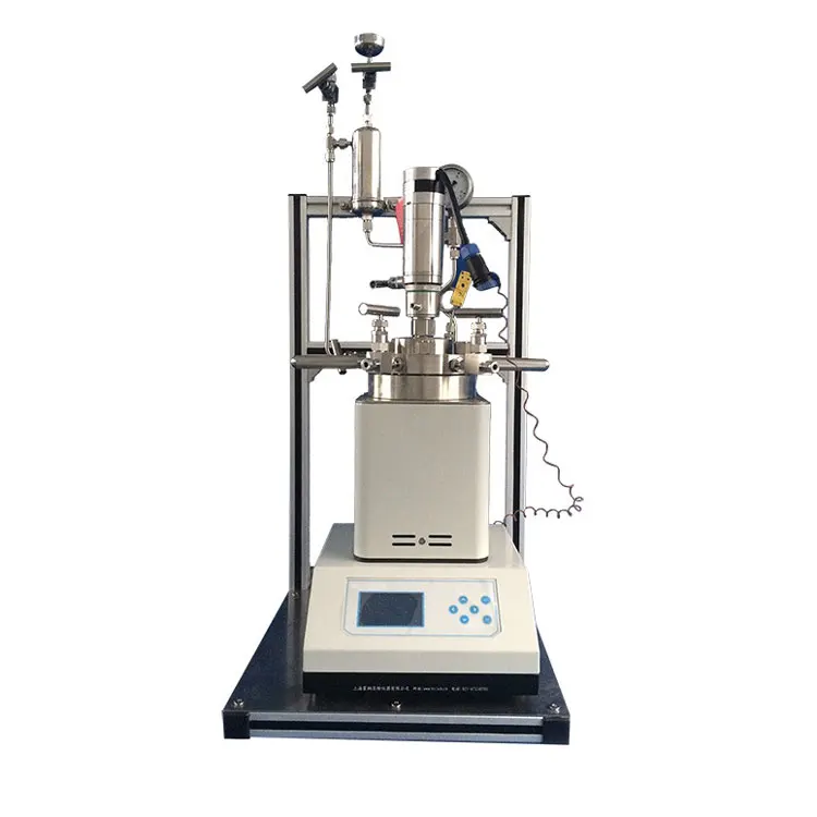 Lab Stainless Steel Chemical Magnetic Stirring Micro Reactor