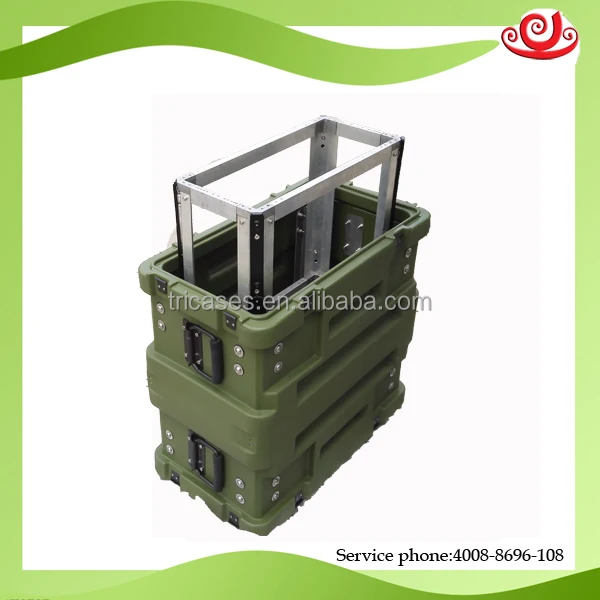 Tricases RU060 waterproof IP65 high impact 3U to 12U rack cases for computer server