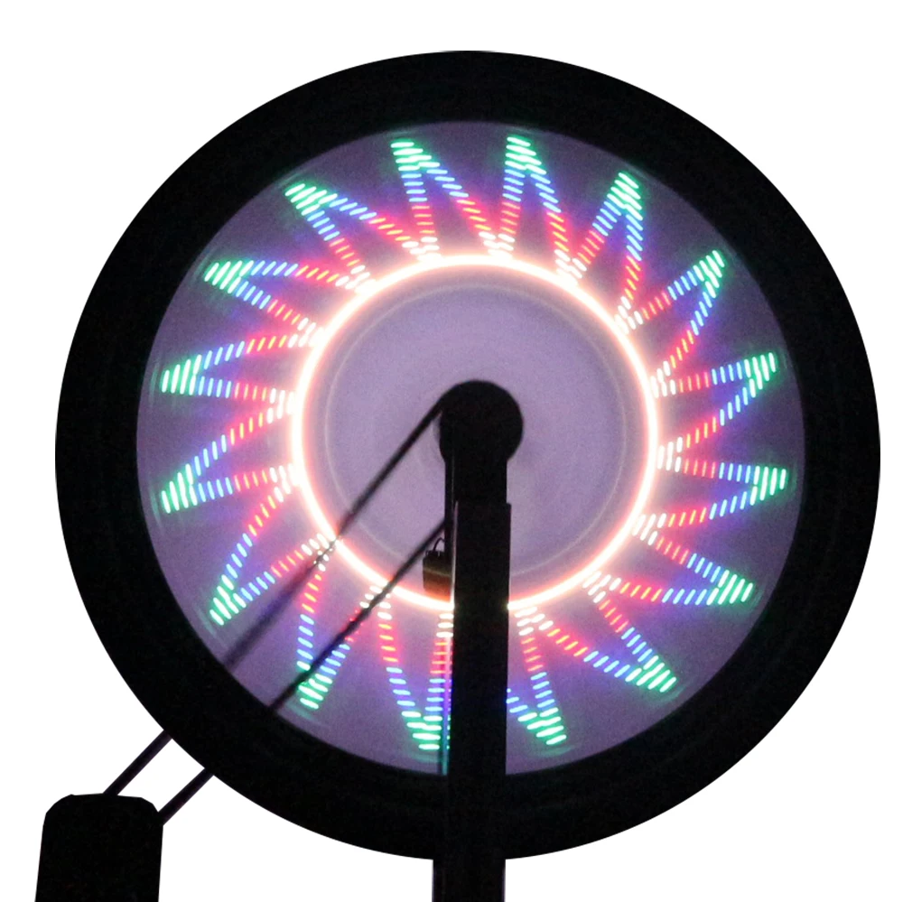 Animation Pictures Changeable 32 Rgb Led Bike Spoke Wheel Light