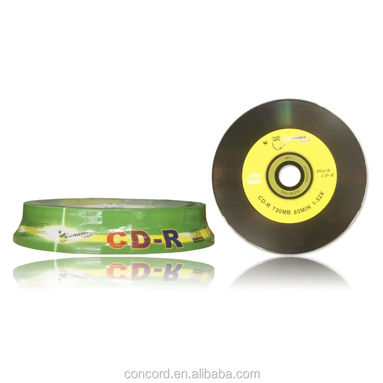 Black rubber blank disk GuangZhou factory high quality CD