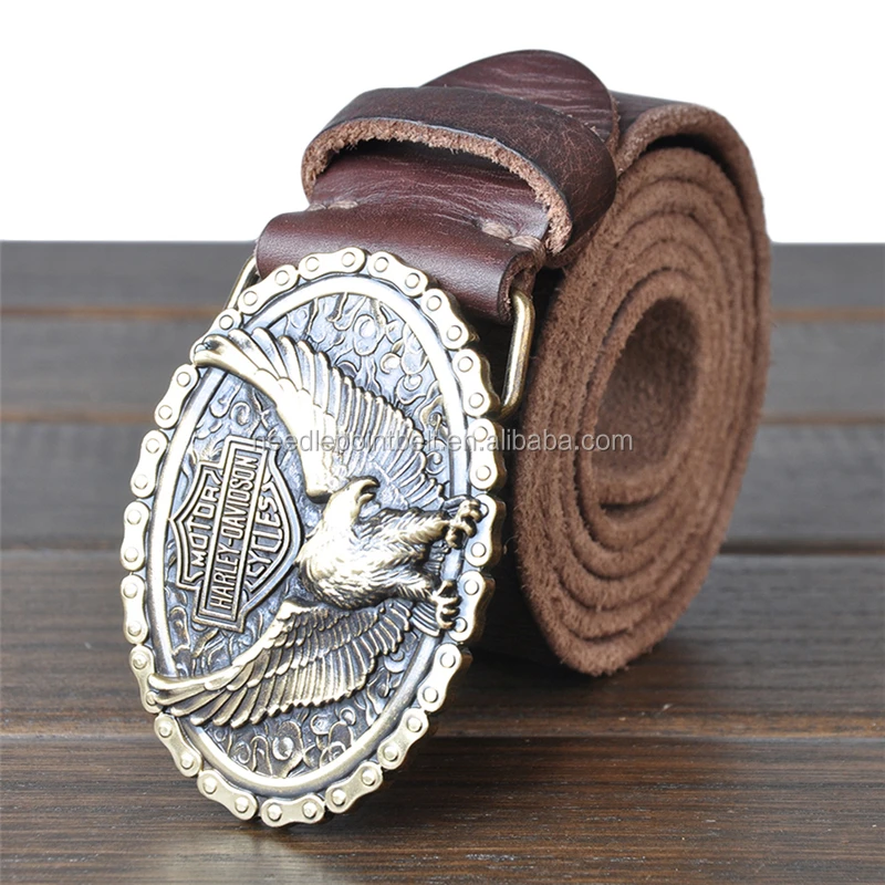 Eagle Mens Fashion Leather Belt