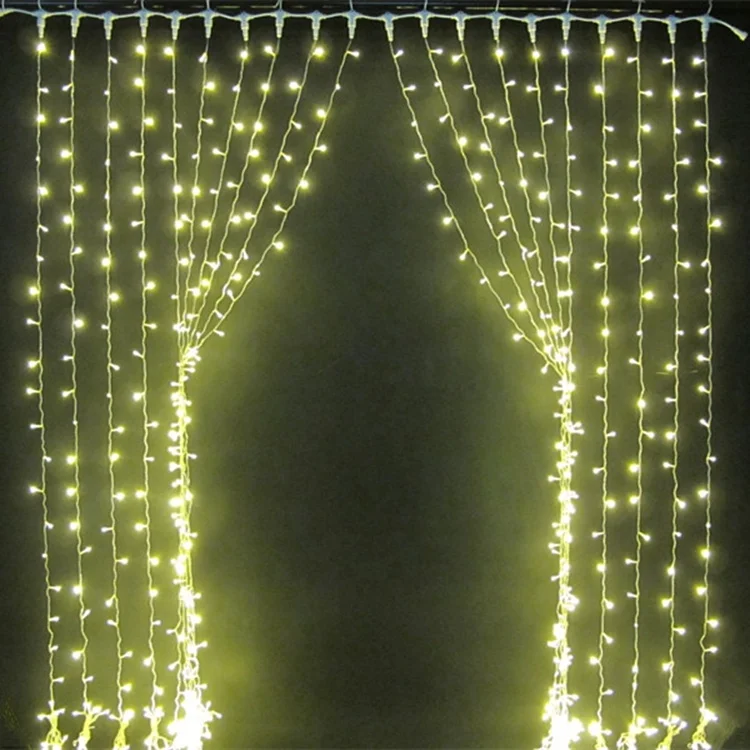 Led curtain lights for outdoor lighting