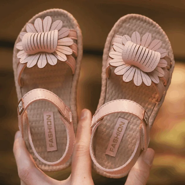 2019 summer girl comfortable princess shoes girls flower children sandals kids causal shoes