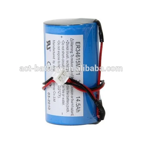 ER34615M/W200(A) D type Replacement Battery for Visonic Siren Battery MCS 710 MCS730 visonic Alarm
