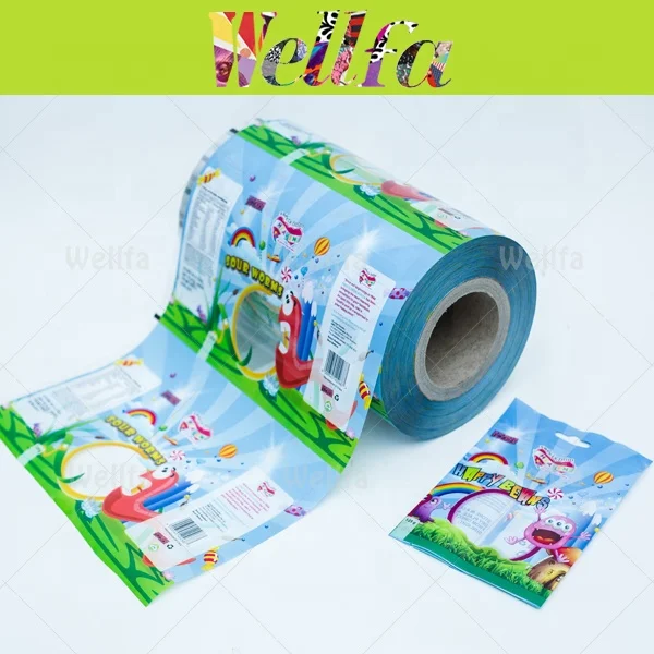 Food grade soft plastic packaging laminating lidding film pet pe