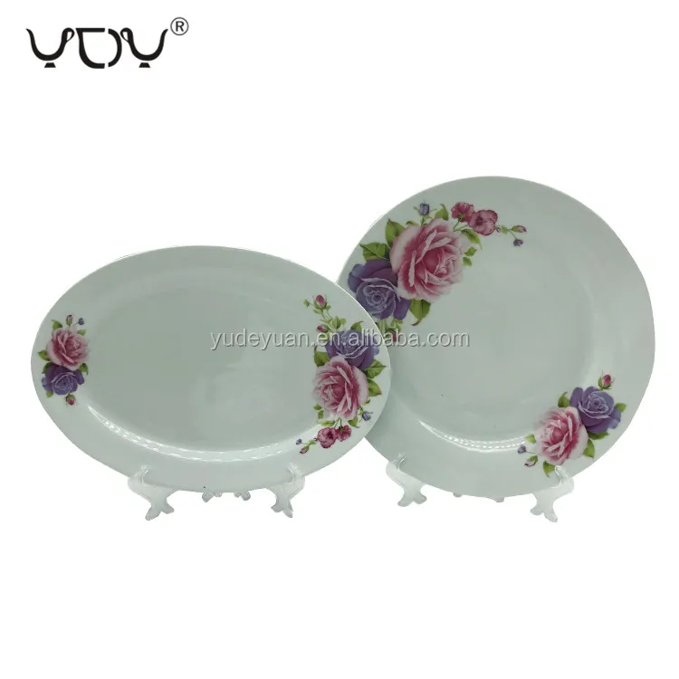 new bone china 47pcs custom desgin flower luxury porcelain dinnerware set ceramic