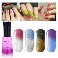 iLuve Temperature Color Changing Nail Polish Soak off gel uv led nail polish couleur luminous iridescent