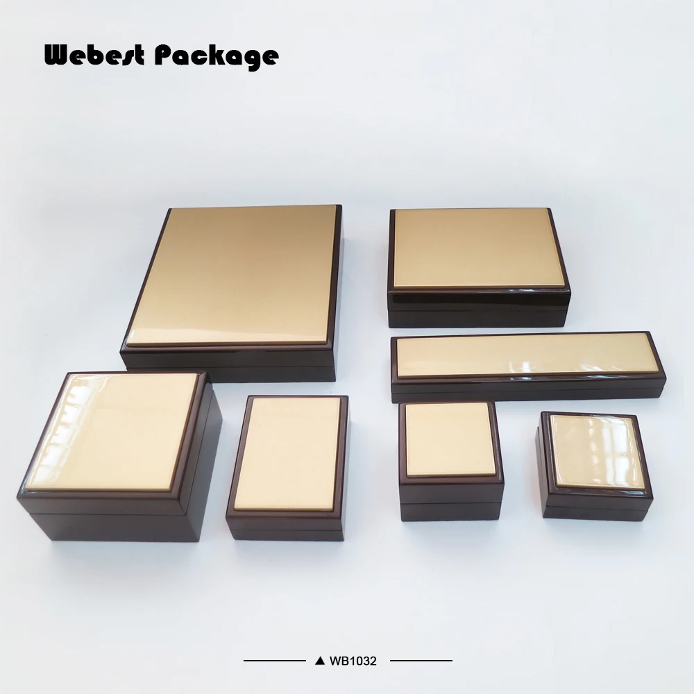 Webest fashion ring earring pendant bangle necklace wooden jewelry packaging box wholesale