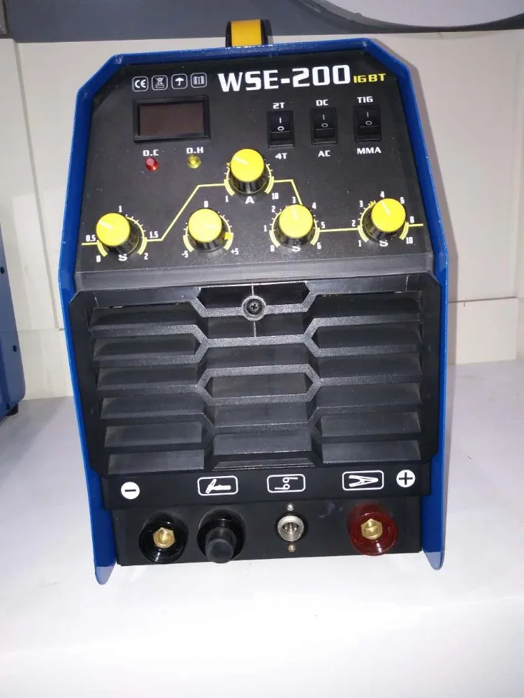 TIG AC DC INVERTER WELDING MACHINE IGBT ALUMINIUM WELDING WSE-200