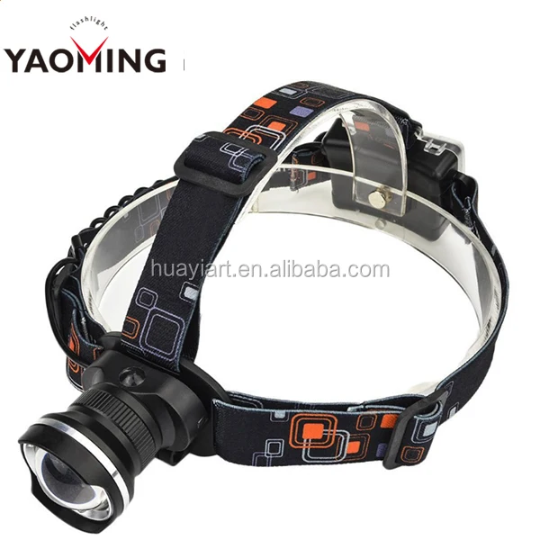 1000lumen Most Powerful 10W xml T6 High Power Zoom Led Headlamp for camping with 3AA battery