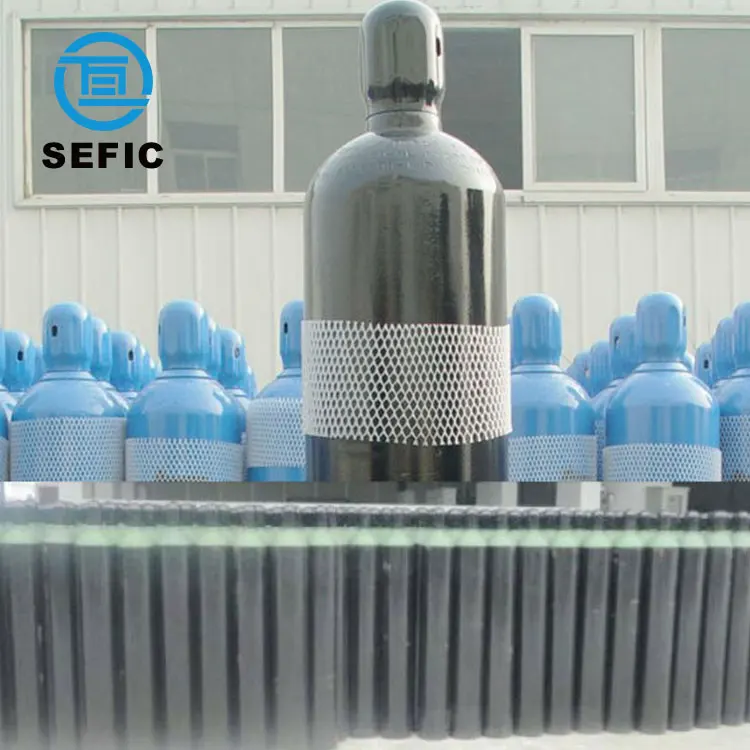 Industrial Use High Pressure 40L 150 Bar Argon/Nitrogen/Oxygen Industrial Gas Cylinder,Helium Gas