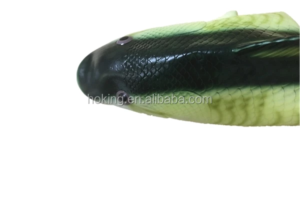 pvc giant simulation toy fish for game machine