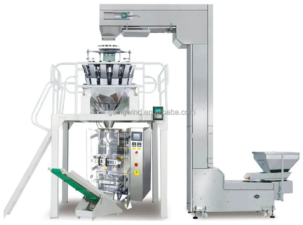 Automatic almond packing machine auto almonds bag pouch weighing filling bagging packaging equipment cheap price for sale