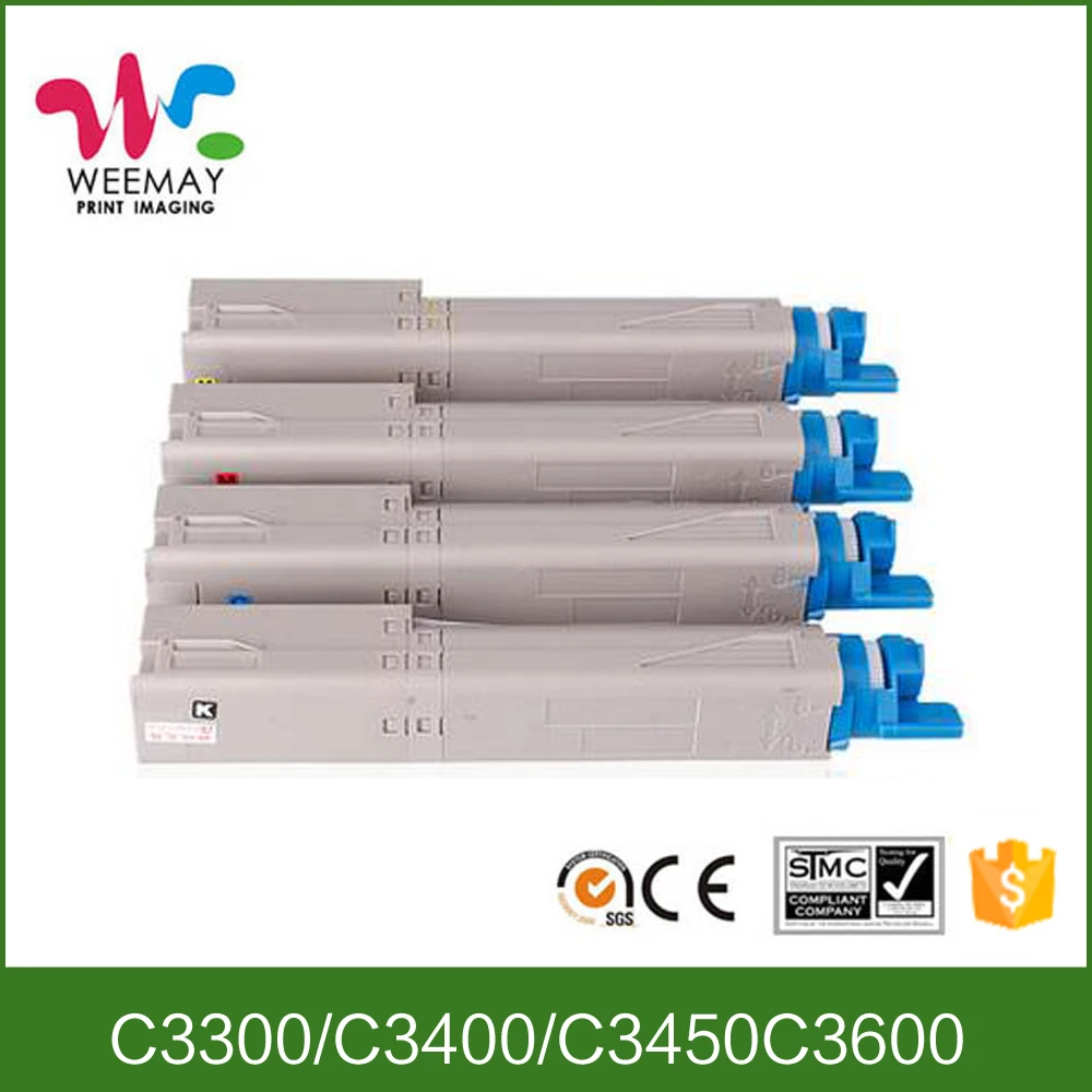 Завод оптовая совместимый картридж для OKI C3400 от Чжухай