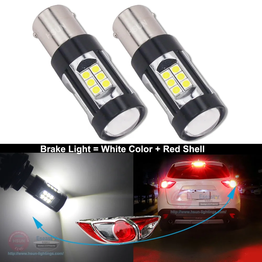 
Car LED S25 P21/5W 1157 BAY15D BAZ15D 22 SMD 3030 LED 30SMD LED for turn signal lights reverse lights 