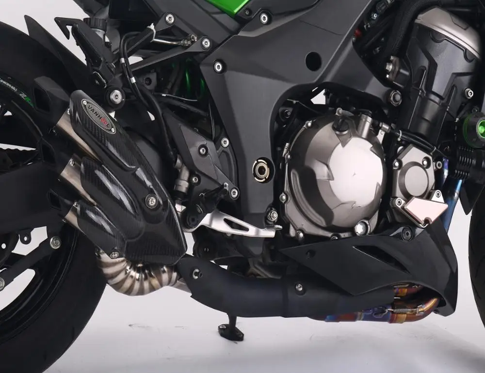 Z1000 motorcycle high performance titanium exhaust pipe muffler system