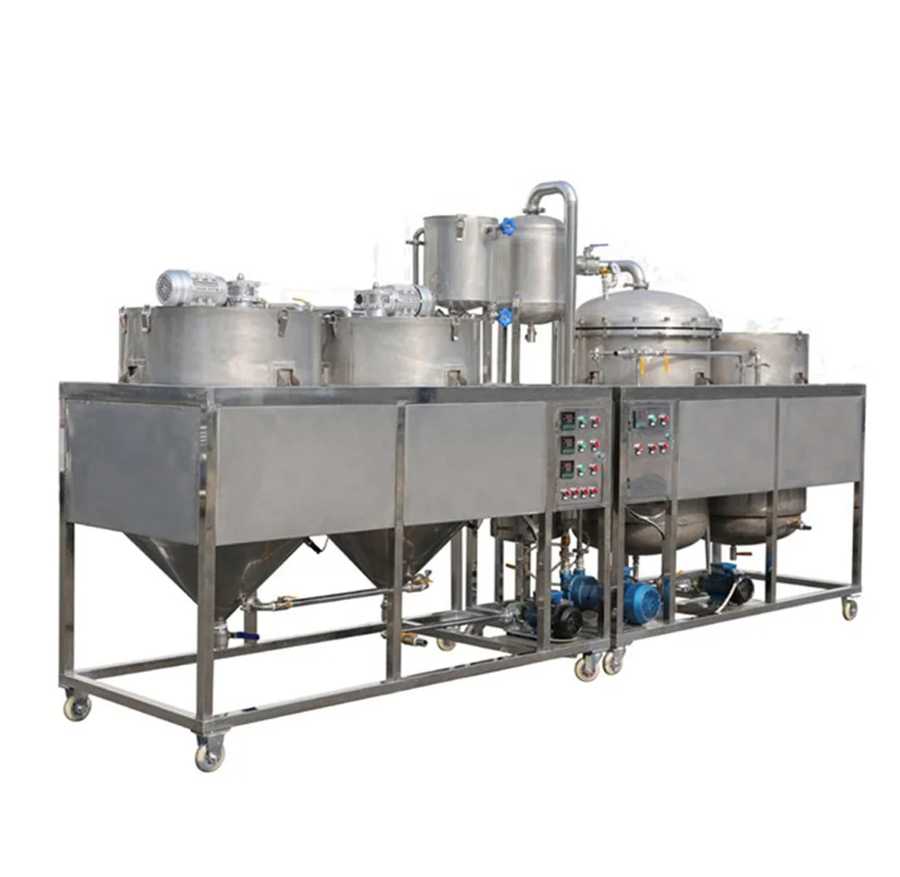 Low Price ! Animal Fat Oil Refining Machine Crude Oil Refinery for Sale