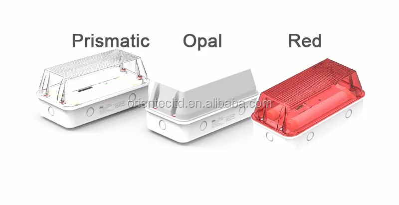 
OTC-HRB60EMC IP65 easy install 8 Watt 60SMD sensor LED ip65 sensor emergency led bulkhead 