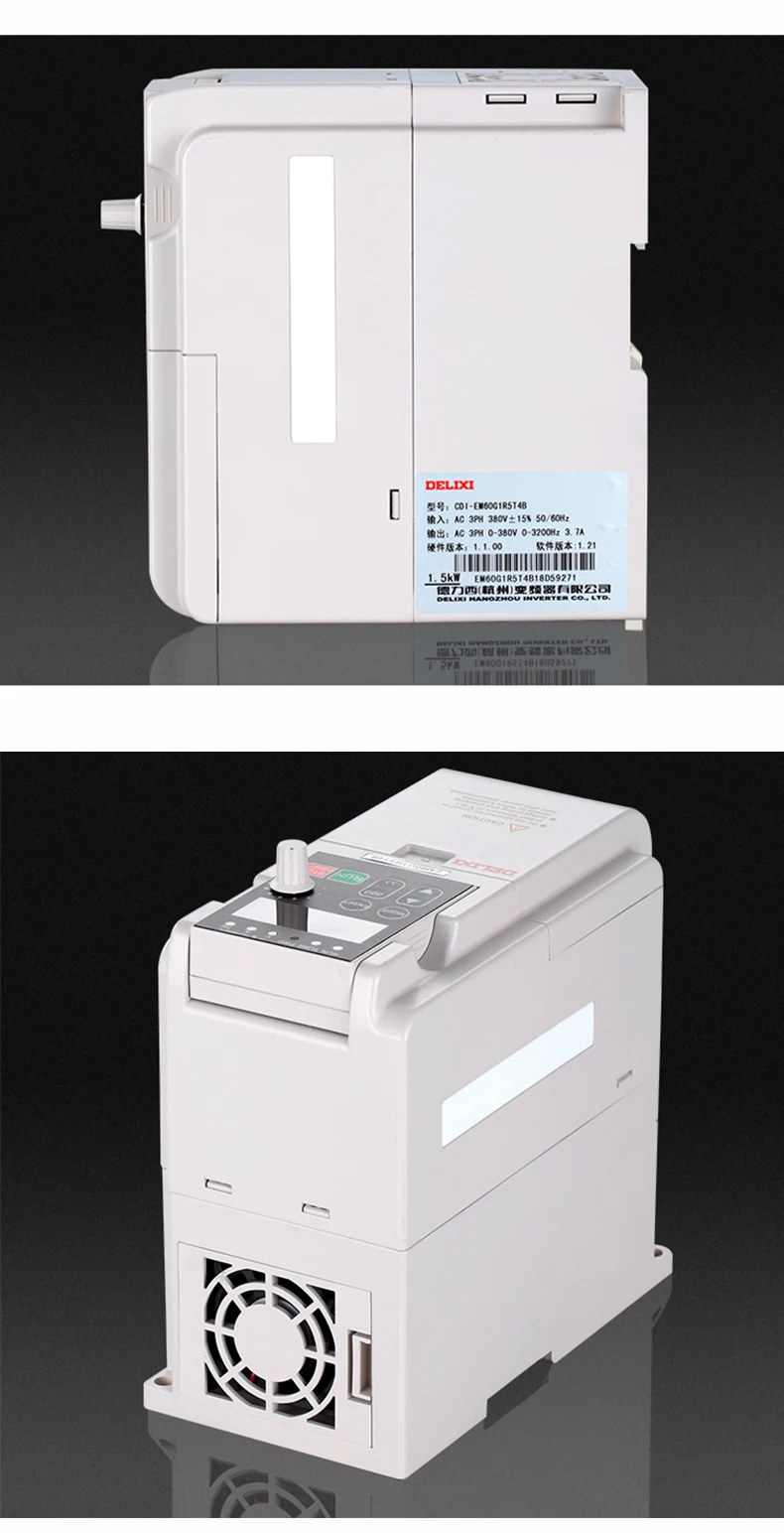 DELIXI EM60G2R2T4B Новая серия мини 380V 3-фазовый вход/выход 2.2KW микро ac dc преобразователь инвертор переменной частоты частотно-регулируемым приводом