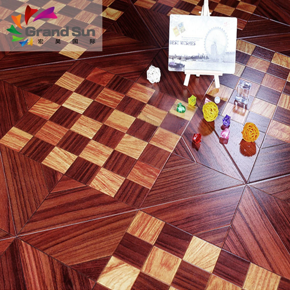 Germany technology waterproof parquet tiles laminate floor sale manufacturer china