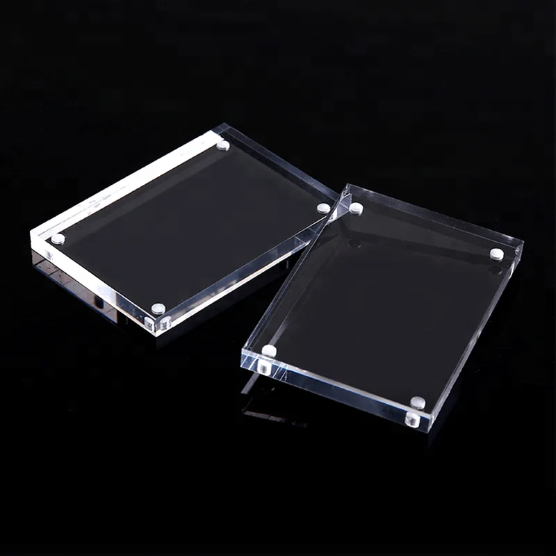 
Manufacture plastic picture 4x6 5x7 8x10 Clear economic Acrylic Magnetic Photo Frame 