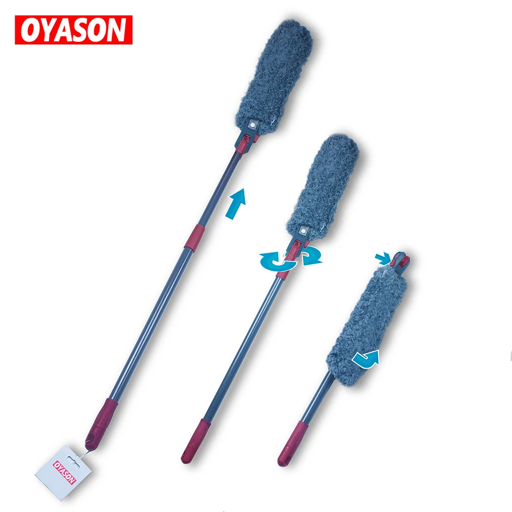 
Europe popular high quality telescopic pole magic microfiber duster with extendable handle 