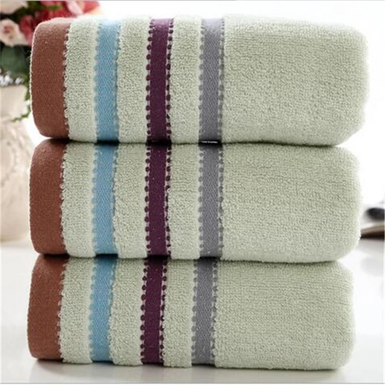 china wholesale yarn dyed jacquard cotton terry cloth small second hand towel