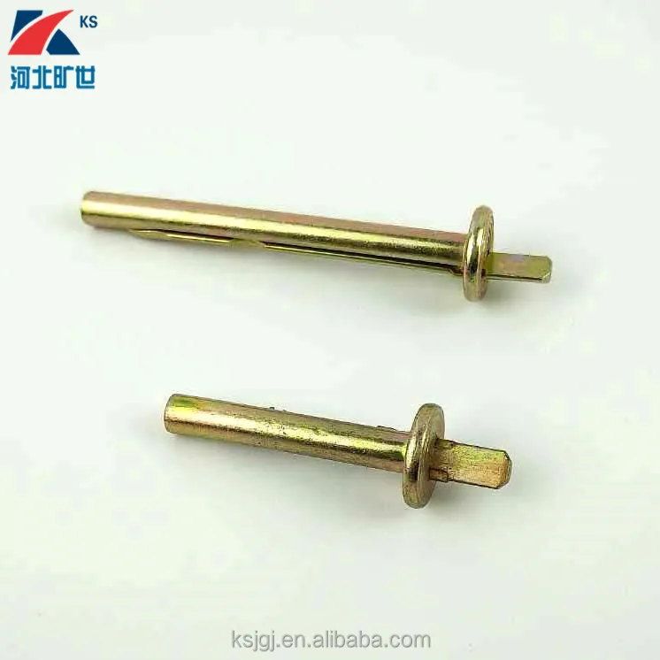 Yellow Zinc Plated Ceiling Anchor