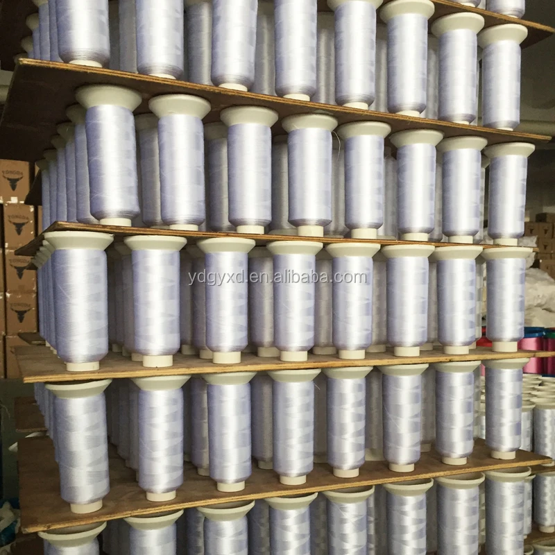 
High Tenacity 150D/2,120D/2 Viscose Rayon filament embroidery thread/Yarn white sewing thread For Embroidery 