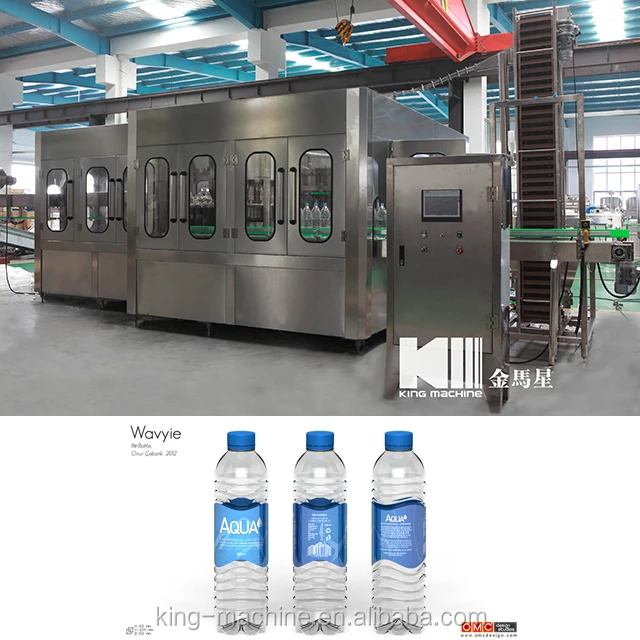 Fully Automatic 3-in-1 Mineral/Spring Water Filling Machine/Plant/Line