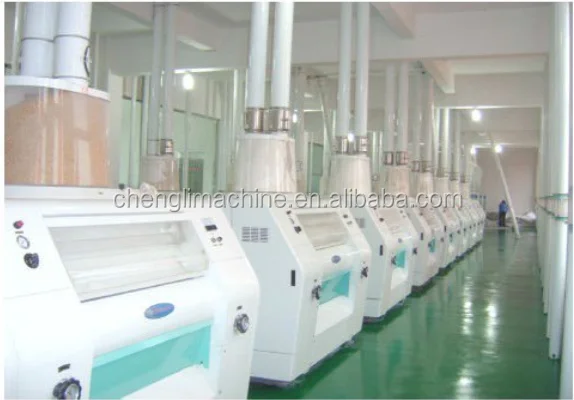 30-50tpd wheat  flour processing equipment price rye wheat flour meal roller miller