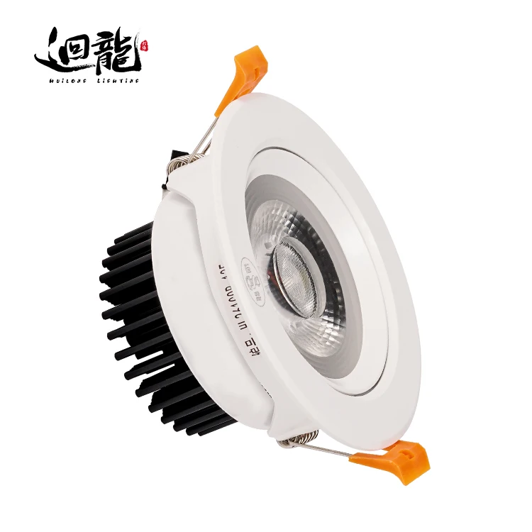 
7w Led suspended flat recessed warm white dome round surface mounted led ceiling lighting 