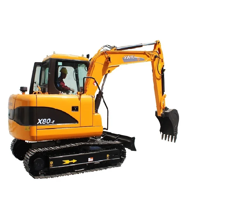 X80E China Brand Carter 8 tons Small Digger Mini Crawler Excavator for sale