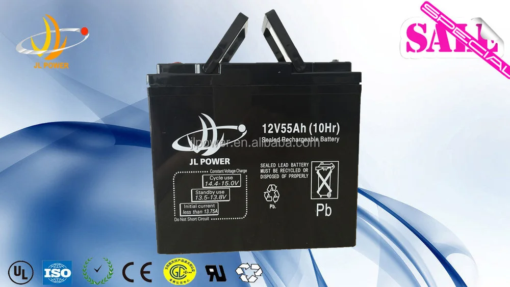 Yuasa lead acid battery 12V 55AH china battery manufacturer ebike battery for sale
