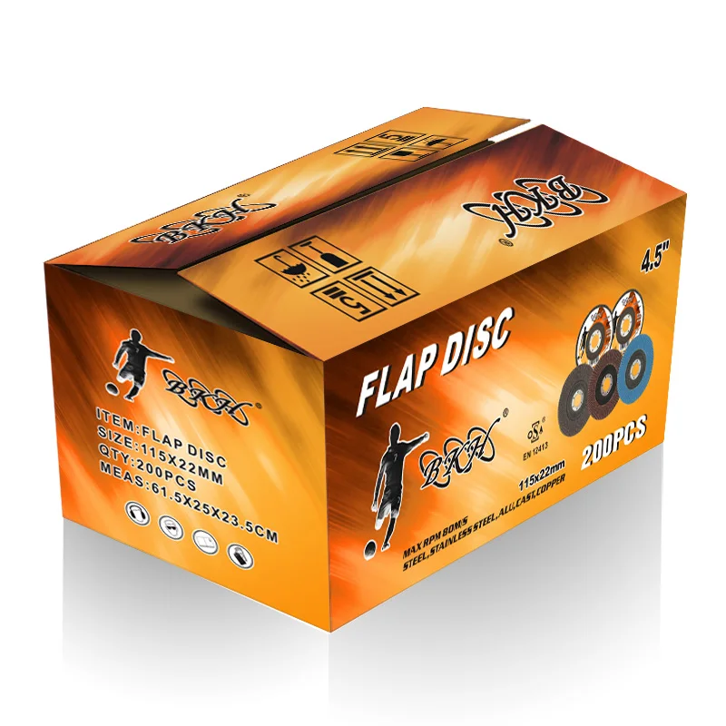 BKH бренд бесплатный образец 115*22 мм 4,5 дюйма кальцинированный глинозем полировальный диск для металла и нержавеющей стали