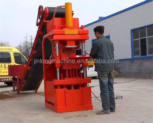 JL210 hydraulic interlocking block brick making machine