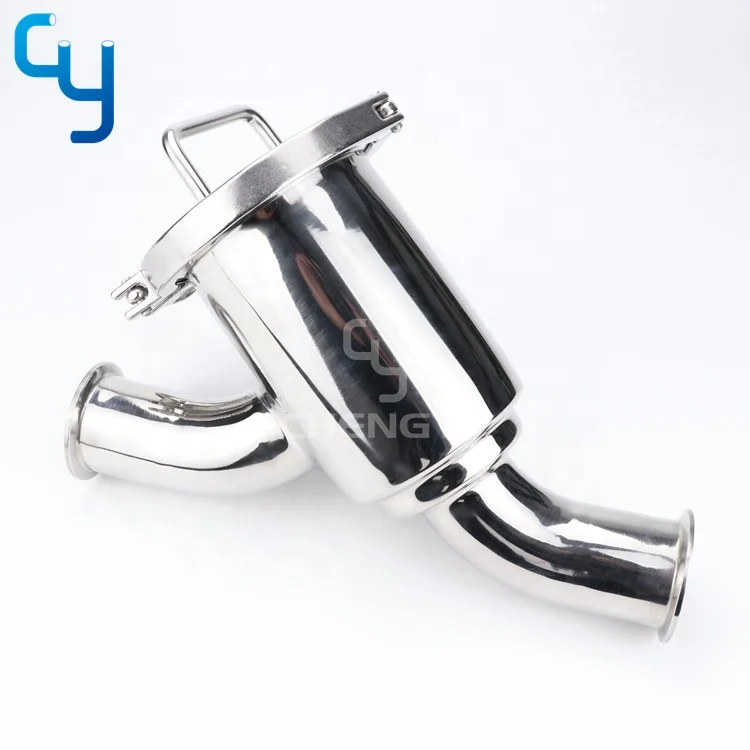 Stainless steel sanitary Y type strainer
