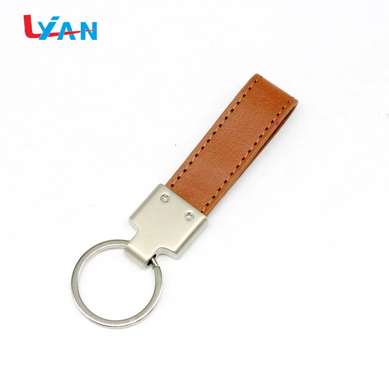 New design popular custom photo blank leather key chain
