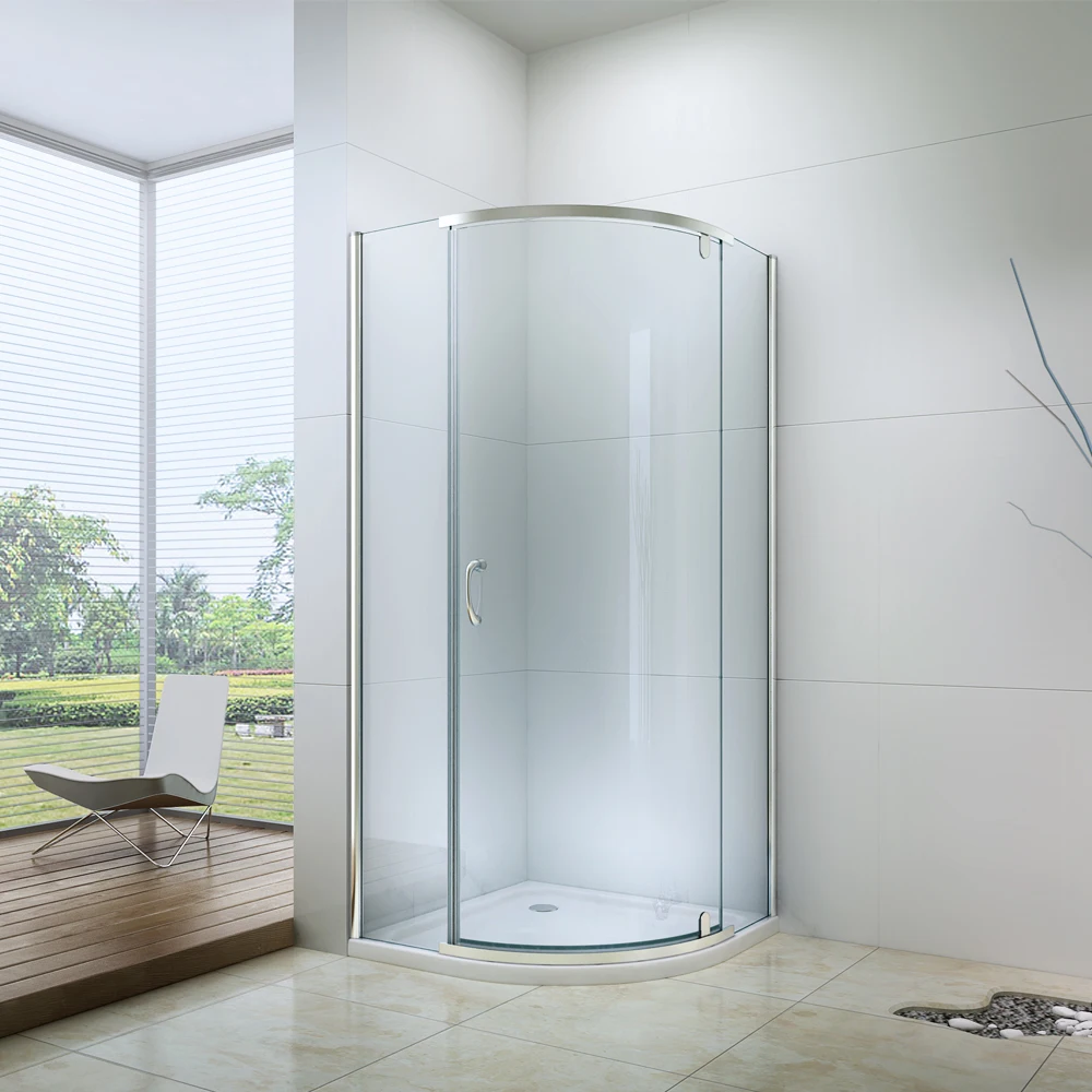 EX-503 High Quality Chrome 6mm glass classic shower Enclosure