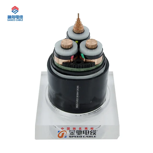 Завод прямые поставки xlpe медный 3-х жильный кабель питания Low Smoke