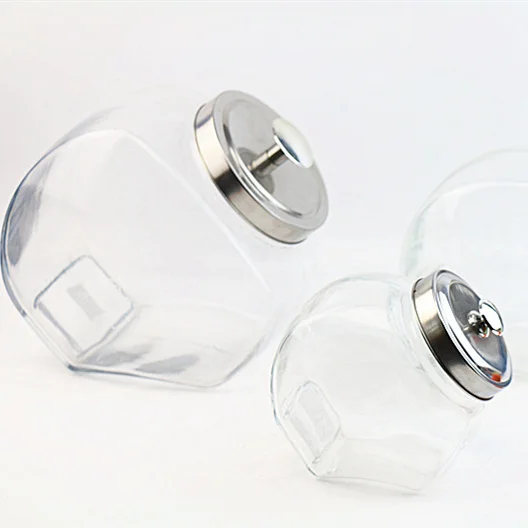 Glass Cookie Jars for Kitchen Counter Food Storage Canisters with Airtight Lids
