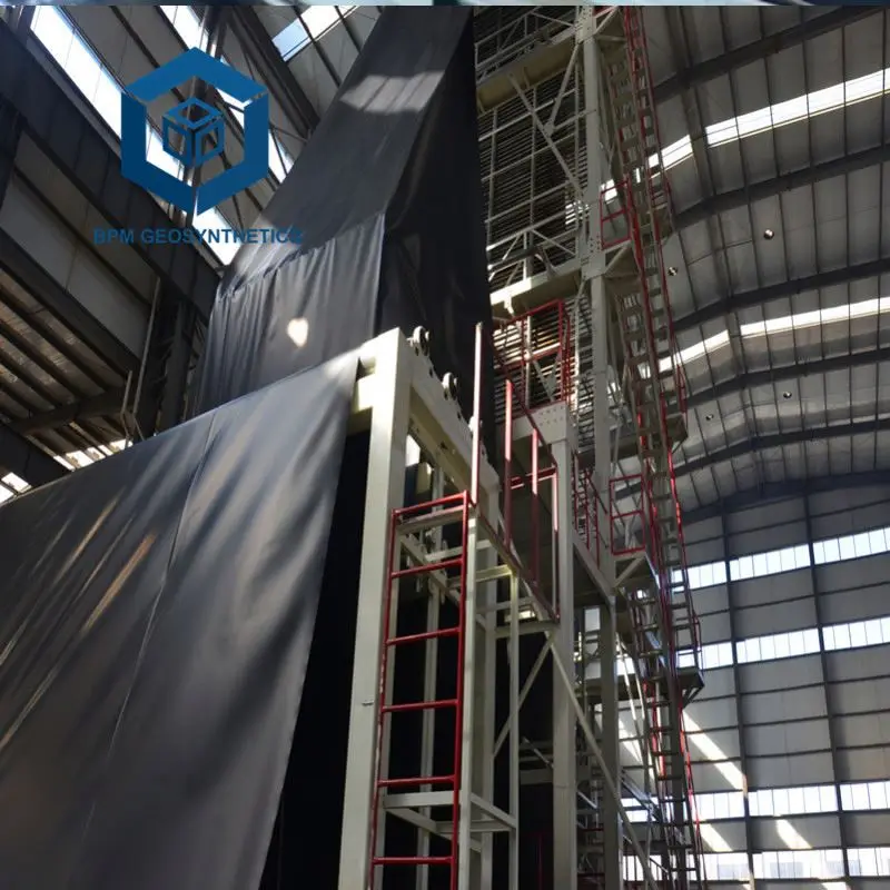 BPM GEOSYNTHETICS Huge Square Pond Liner Polypropylene Fish Tank Liner 40 mil HDPE Pond Dam Lining Material Farm Dam Liners
