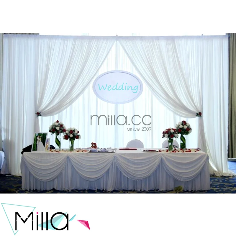 backdrop curtain for wedding event party Custom high quality wedding stage backdrop cloth