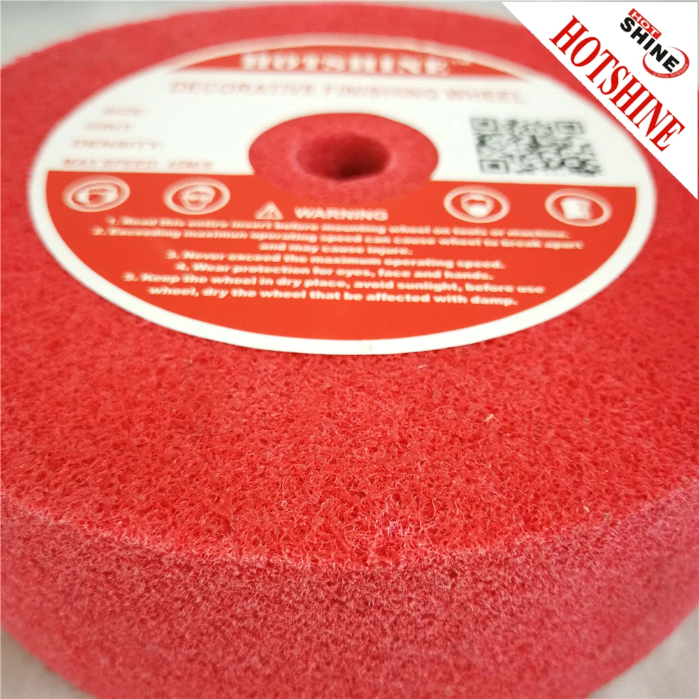 Hotshine nylon fiber abrasive grind